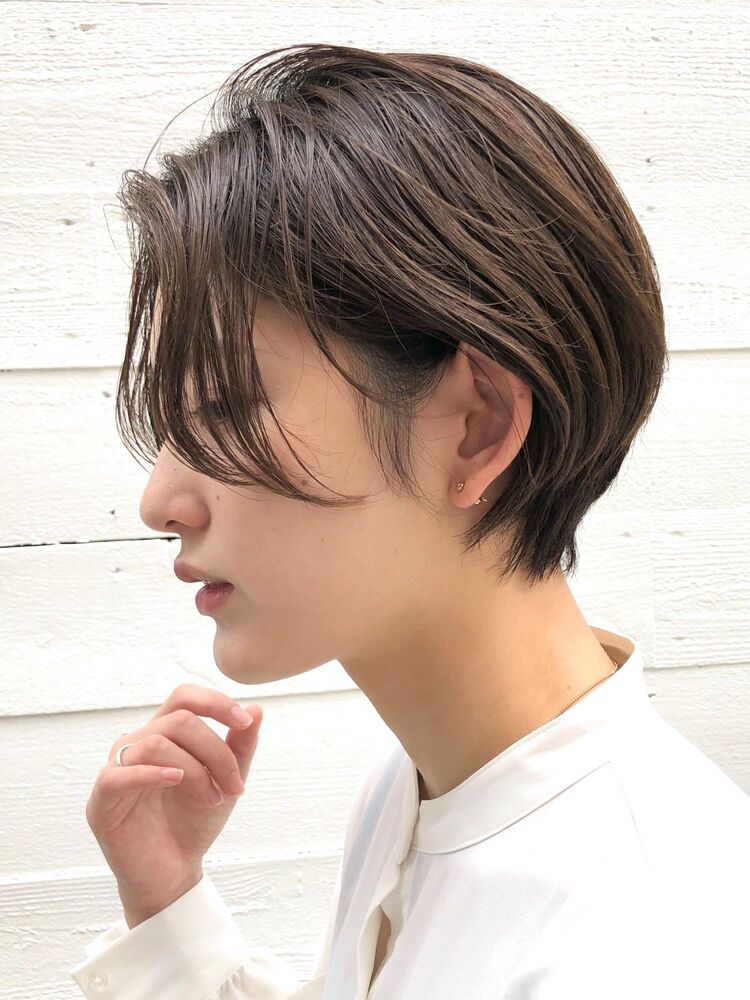 丸みで女性らしいショートボブ Cinq By Fifth 原宿 サンクバイフィフス ハラジュク 伊藤大智のヘアスタイル情報 Yahoo Beauty