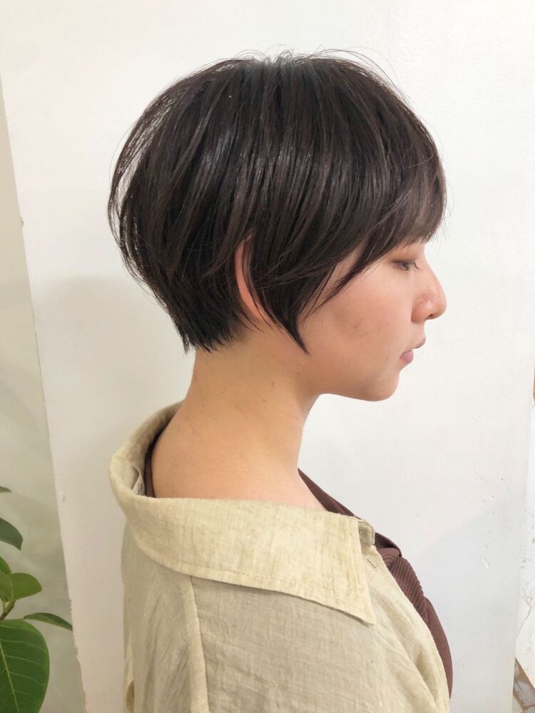 丸みで女性らしいショートボブ Cinq By Fifth 原宿 サンクバイフィフス ハラジュク 伊藤大智のヘアスタイル情報 Yahoo Beauty