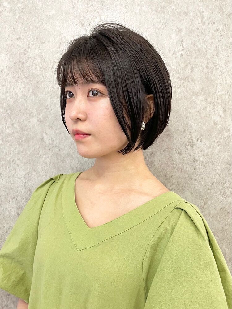 女性らしいショートボブ Cinq By Fifth 原宿 サンクバイフィフス ハラジュク 伊藤大智のヘアスタイル情報 Yahoo Beauty