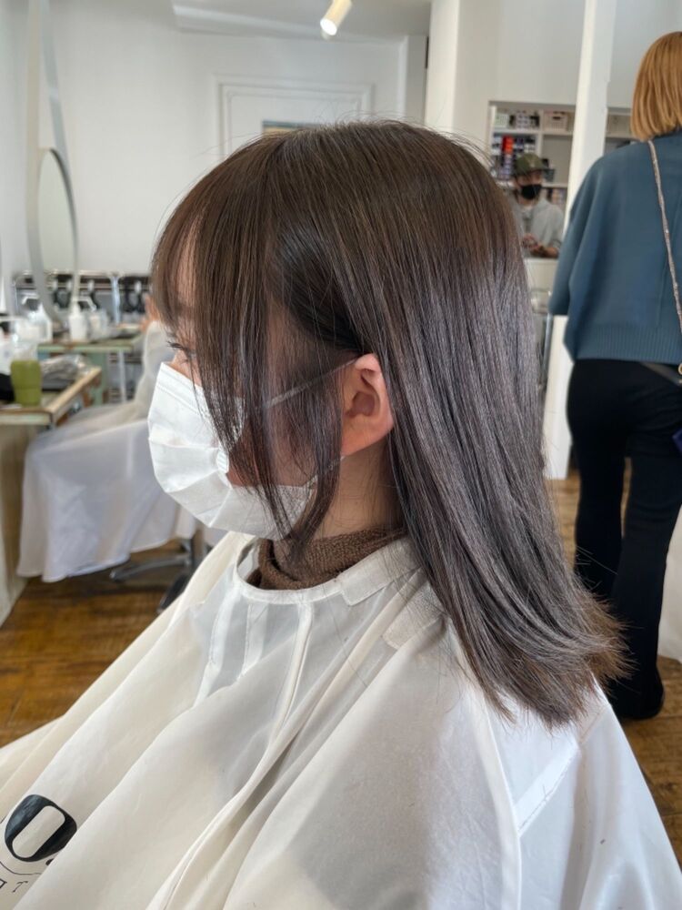 韓国風顔周りカット L O G Omotesando ログ オモテサンドウ 鷹啄 崚のヘアスタイル情報 Yahoo Beauty