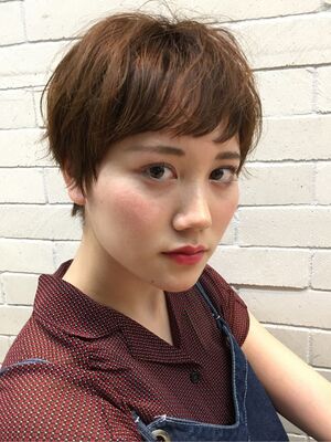 ショートパーマ ベリーショートの髪型 ヘアスタイル ヘアカタログ 人気順 Yahoo Beauty ヤフービューティー