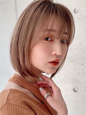 22年冬 ショートバング ミディアムの新着ヘアスタイル 髪型 ヘアアレンジ Yahoo Beauty
