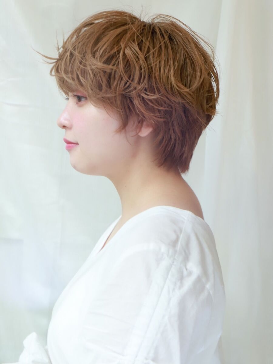 丸みショート フラワーパーマ Lipps森内ナミのヘアスタイル情報 Yahoo Beauty