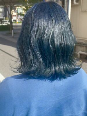 blue × medium