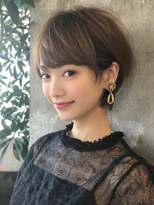 22年春 吉瀬美智子 ショートの人気ヘアスタイル 髪型 ヘアアレンジ Yahoo Beauty