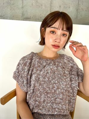 オン眉 ショートの髪型 ヘアスタイル ヘアカタログ 人気順 Yahoo Beauty ヤフービューティー