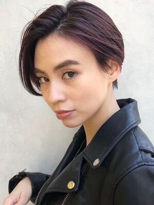 ツーブロック ショートの髪型 ヘアスタイル ヘアカタログ 人気順 Yahoo Beauty ヤフービューティー