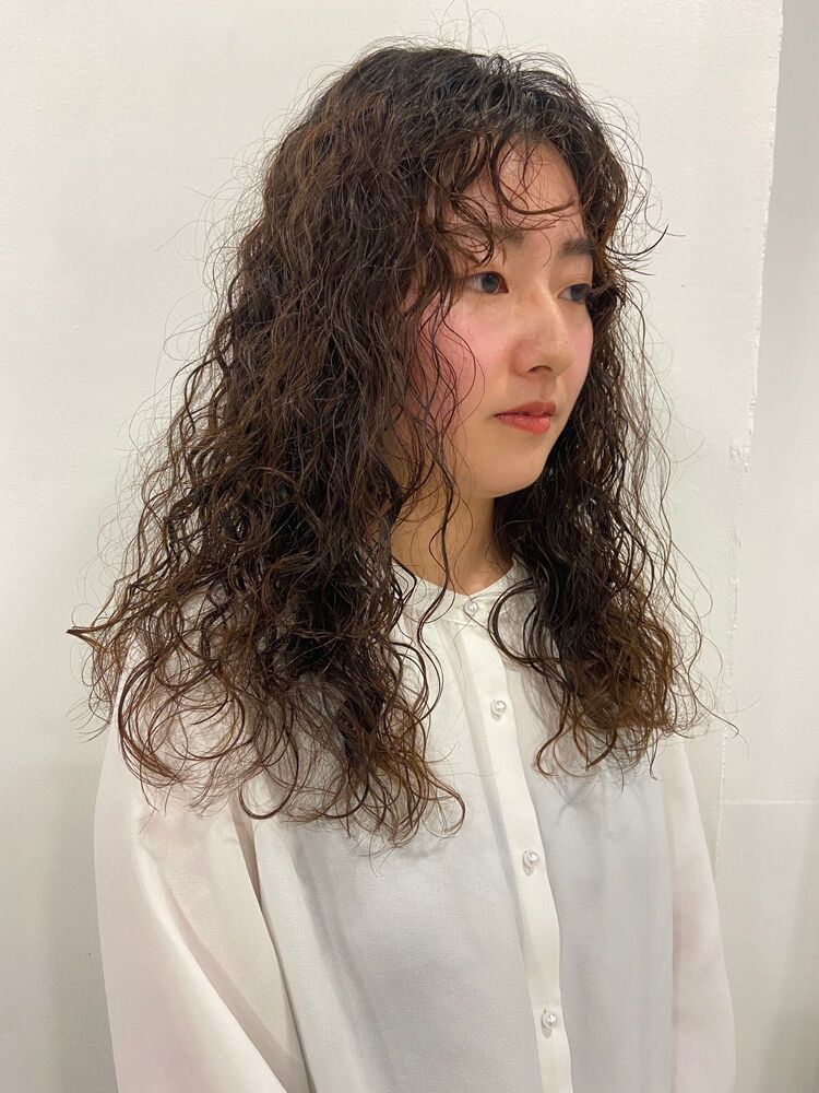 ロングヒッピーパーマ Dot Lim ドットプラスリム 小林亜珠のヘアスタイル情報 Yahoo Beauty