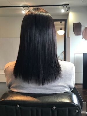22年夏 自然な縮毛矯正 セミロングの人気ヘアスタイル 髪型 ヘアアレンジ Yahoo Beauty