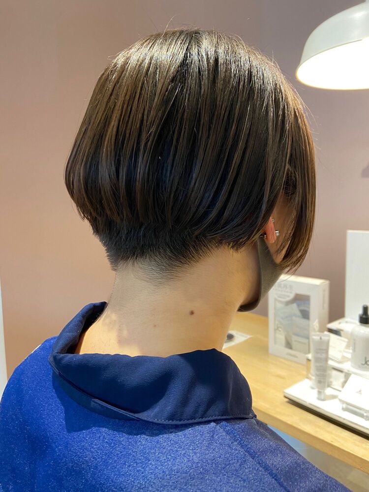 刈り上げショートボブ Hair S Coeur Cu ヘアエスクールシーユー 平山 烈の髪型 ヘアスタイル ヘアカタログ情報 Yahoo Beauty ヤフービューティー