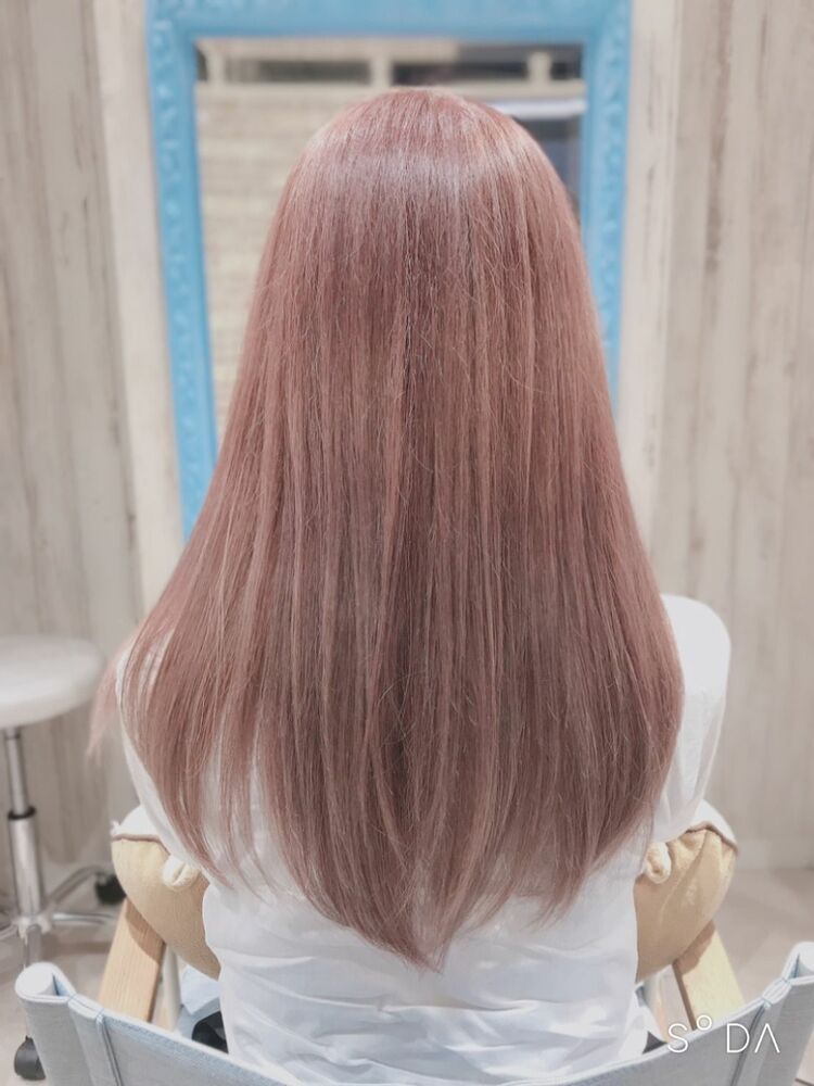 儚さと切なさの桜色で 比嘉門 仁のヘアスタイル情報 Yahoo Beauty