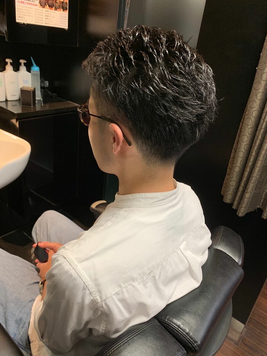 形状記憶パーマでふんわり！七三スタイル！｜HIRO GINZA BARBER SHOP 神楽坂店（ヒロギンザ バーバーショップ カグラザカテン