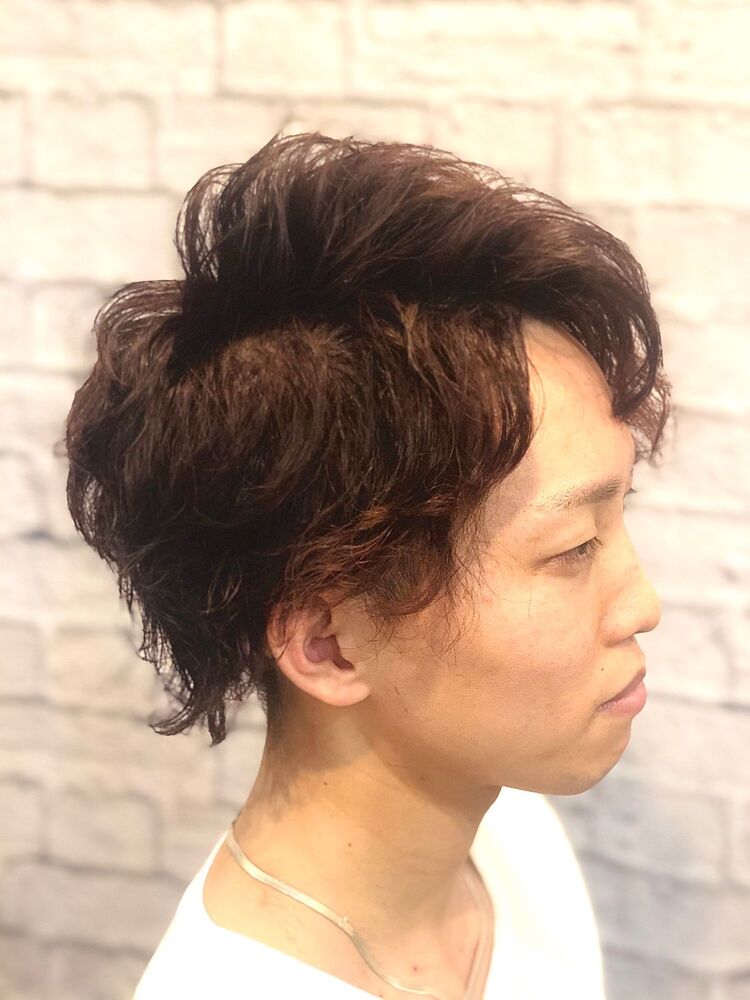 ウルフ風 ワイルドツーブロック スパイラルパーマ ヘアーサロン銀座マツナガ 新宿野村ビル店 ヘアーサロンギンザマツナガ シンジュクノムラビルテン 瀧澤絵美のヘアスタイル情報 Yahoo Beauty