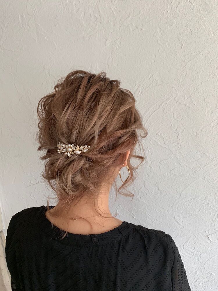 披露宴 ヘア ショート