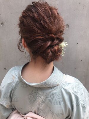 浴衣の髪型 ヘアスタイル ヘアカタログ 人気順 Yahoo Beauty ヤフービューティー