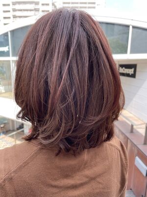22年春 40代 パーマ ミディアムレイヤーの人気ヘアスタイル 髪型 ヘアアレンジ Yahoo Beauty