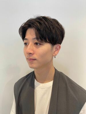 メンズ センターパート ショートの髪型 ヘアスタイル ヘアカタログ 人気順 Yahoo Beauty ヤフービューティー