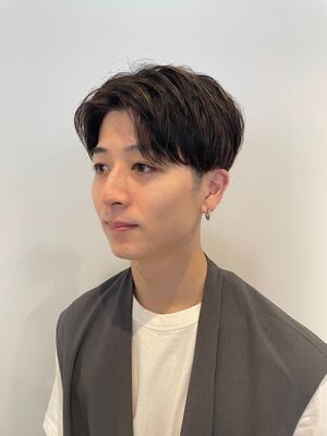 メンズ センターパート ショートの髪型 ヘアスタイル ヘアカタログ 人気順 Yahoo Beauty ヤフービューティー