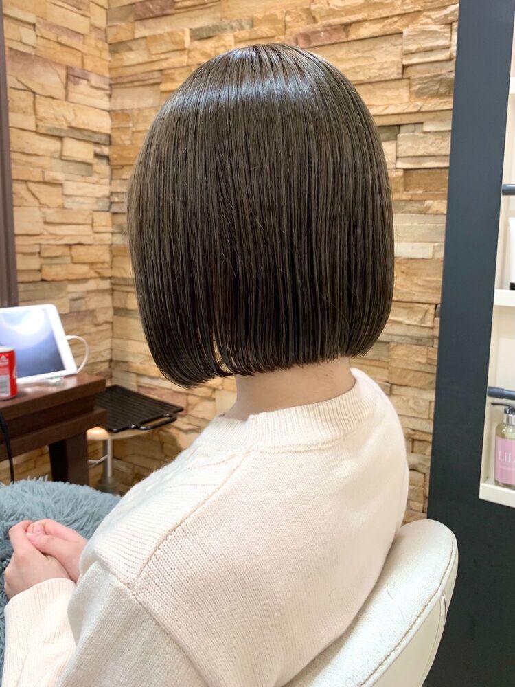 Euphoria新宿店 宮田真白 大人可愛いストレートボブ Euphoria 新宿店 ユーフォリア シンジュクテン 宮田真白のヘアスタイル情報 Yahoo Beauty