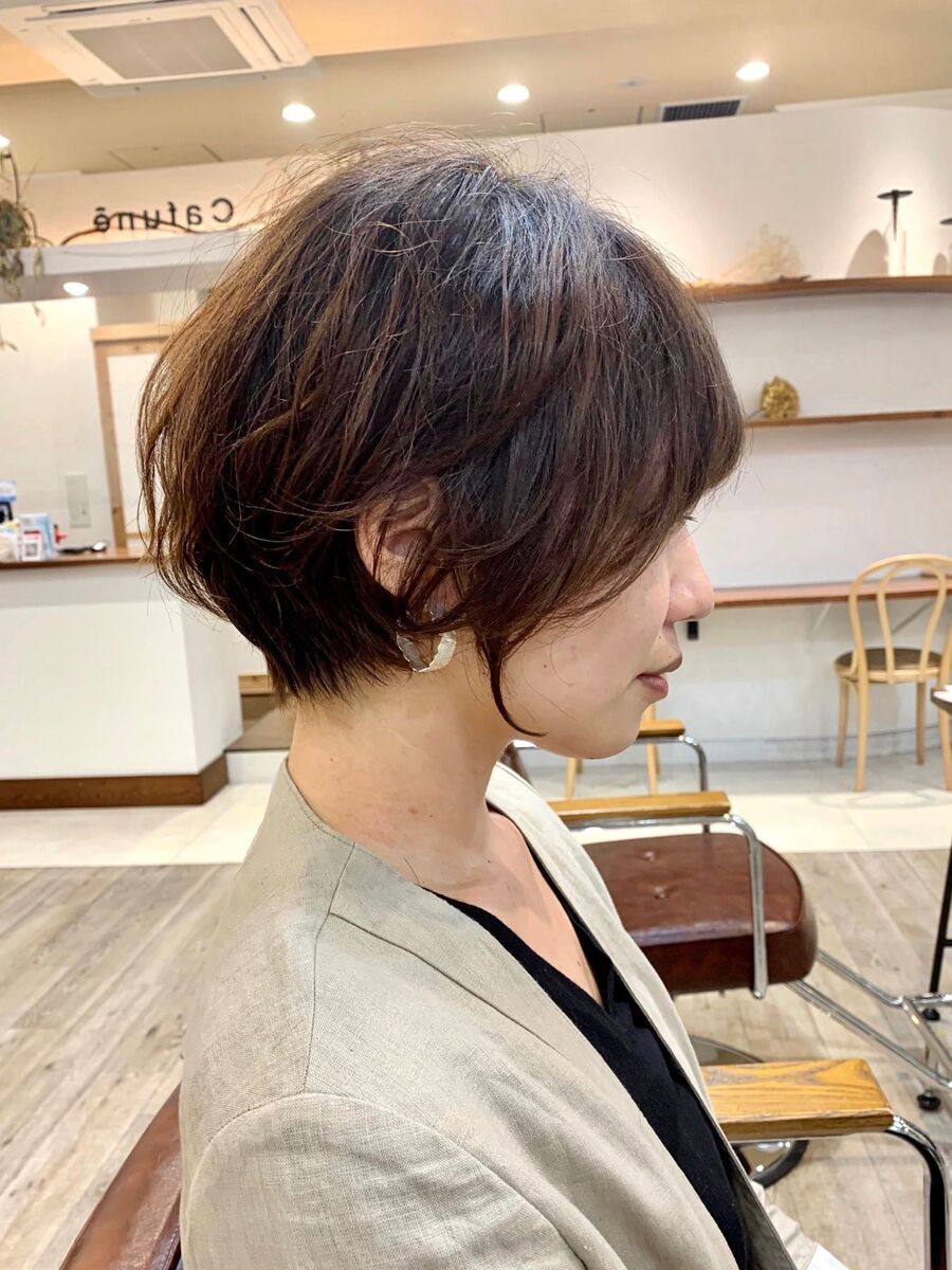 おばさん ショート