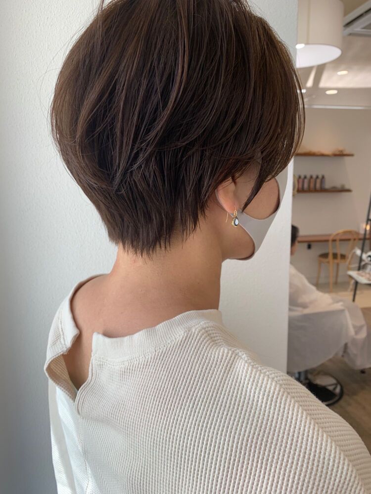 ショート ヘア 襟足 短め ヘアスタイル画像無料