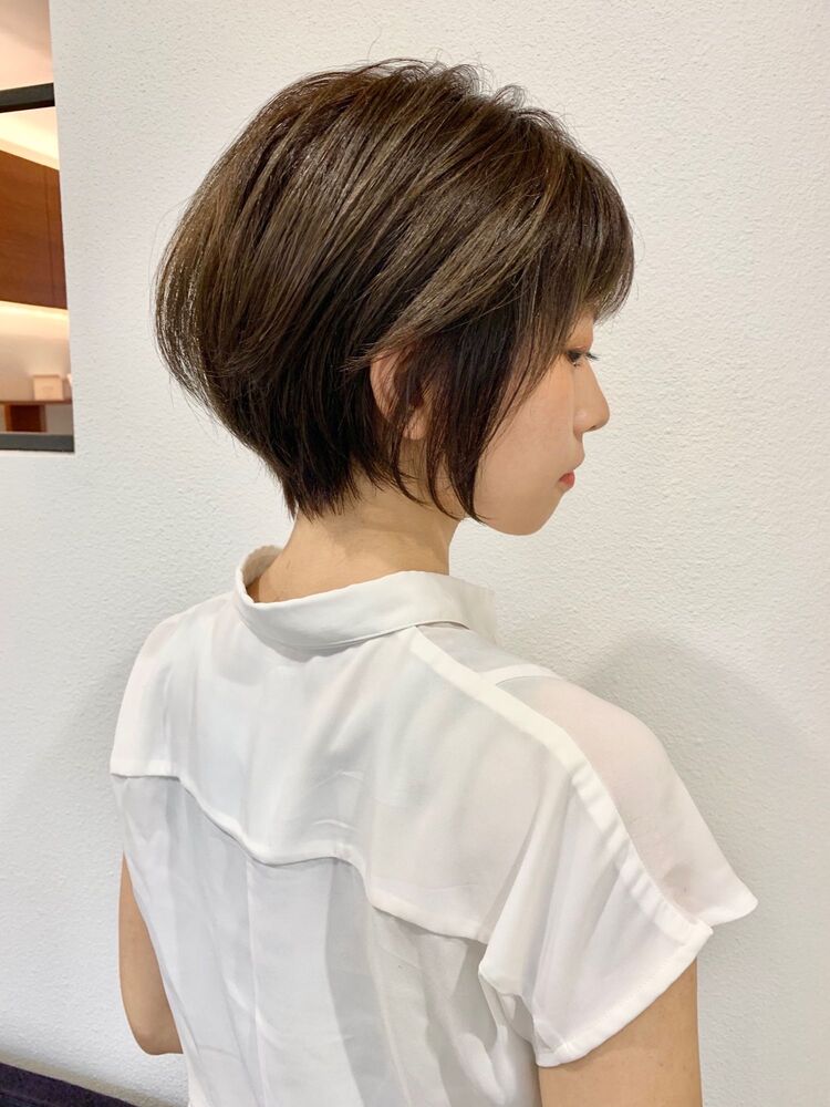 くせ毛 多毛の方にはまとまるショートボブ Salowin 池袋 サロウィンイケブクロ Soshi 池袋ショートno 1のヘアスタイル情報 Yahoo Beauty
