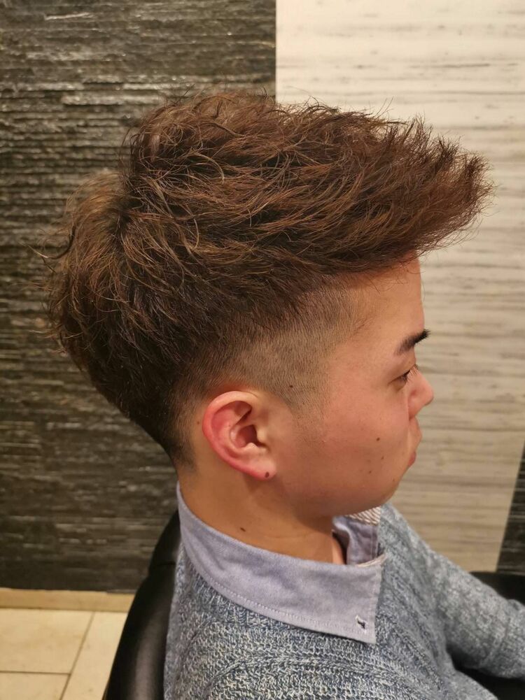 ソフトツイストパーマ/原宿床屋｜PREMIUM BARBER 渋谷原宿店（プレミアムバーバー シブヤハラジュクテン）留盛あかりのヘアスタイル