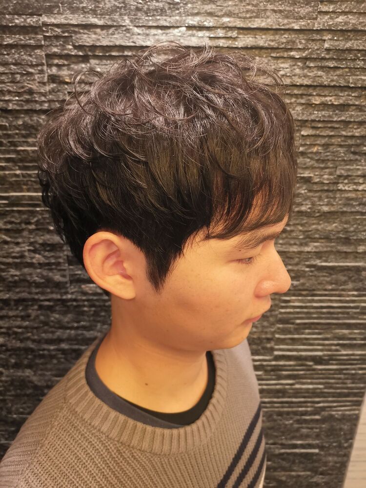 軟毛パーマ Premium Barber 渋谷原宿店 プレミアムバーバー シブヤハラジュクテン 留盛あかりのヘアスタイル情報 Yahoo Beauty