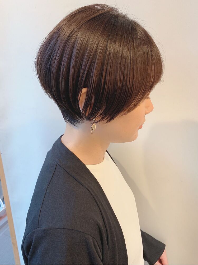 黒髪ショートボブ 美容室 Stair Case ビヨウシツ ステアケース Masa ショートボブ ボブのヘアスタイル情報 Yahoo Beauty