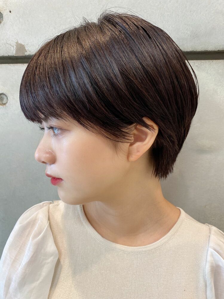 王道前髪短めショートスタイル 吉岡奨人 ショート ショートボブのヘアスタイル情報 Yahoo Beauty