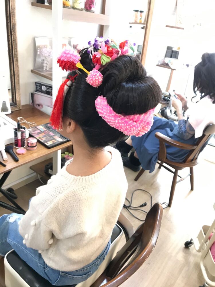 新日本髪 七五三 Reikaのヘアスタイル情報 Yahoo Beauty