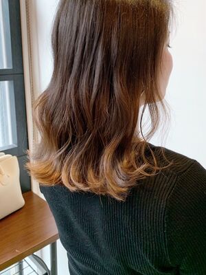 21年夏 ブリーチなしカラー ミディアムの新着ヘアスタイル 髪型 ヘアアレンジ Yahoo Beauty