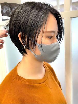 ハンサムショート 前髪なしの髪型 ヘアスタイル ヘアカタログ 人気順 Yahoo Beauty ヤフービューティー