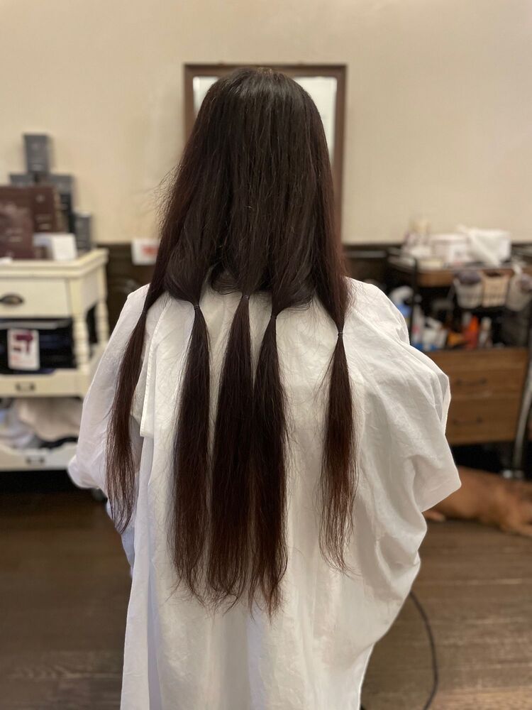 超ロングからヘアドネーションをして 前下がりのショートボブに Tete A Tete Hair テテアテテヘアー 増田 浩二の髪型 ヘアスタイル ヘアカタログ情報 Yahoo Beauty ヤフービューティー