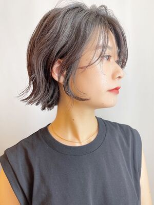 黒髪ボブ ショートの髪型 ヘアスタイル ヘアカタログ 人気順 Yahoo Beauty ヤフービューティー