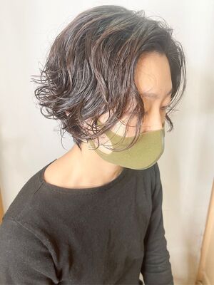 40代 ショートボブ パーマの髪型 ヘアスタイル ヘアカタログ 人気順 Yahoo Beauty ヤフービューティー