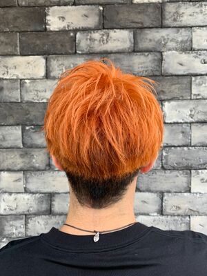 メンズ オレンジ系 ヘアカラーの髪型 ヘアスタイル ヘアカタログ 人気順 Yahoo Beauty ヤフービューティー