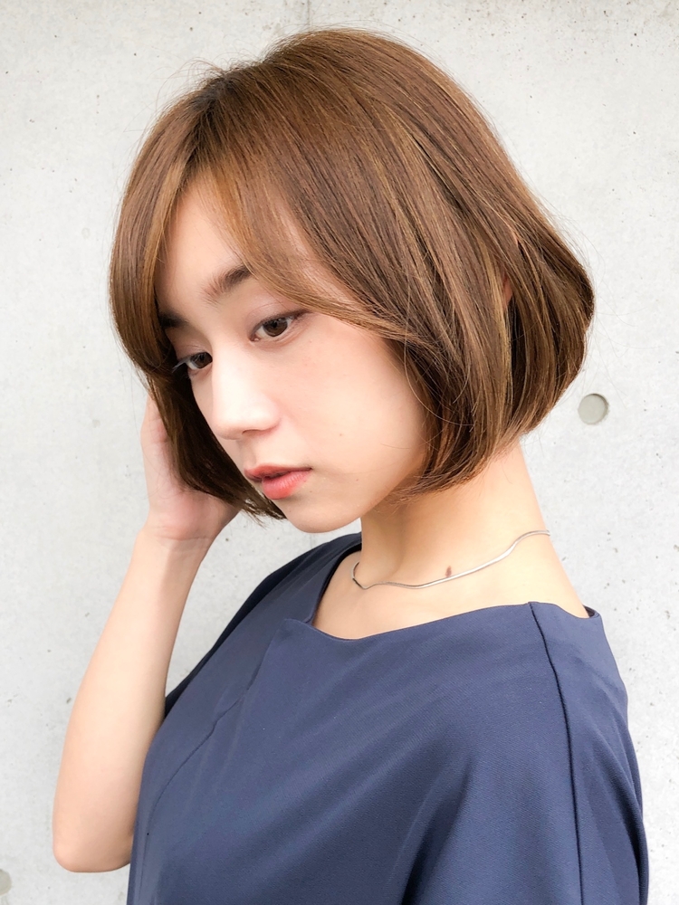 Agnos青山 美髪小顔ネイビーカラーブランジュマニッシュフレンチボブ Agnos 青山 アグノス アオヤマ 上遠野裕樹 カトオノヒロキ のヘアスタイル情報 Yahoo Beauty