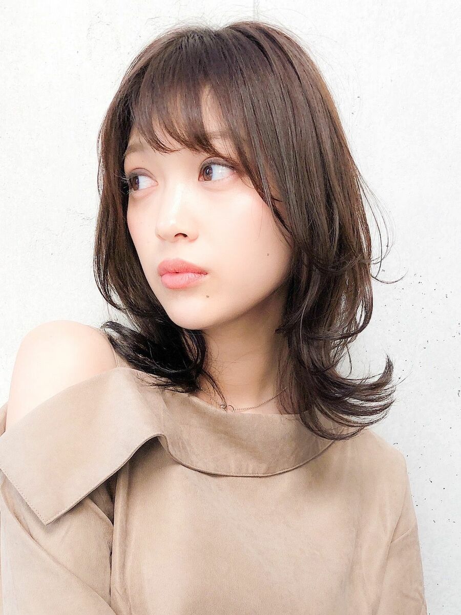 外 ハネ 髪型 無料のヘアスタイルのアイデア