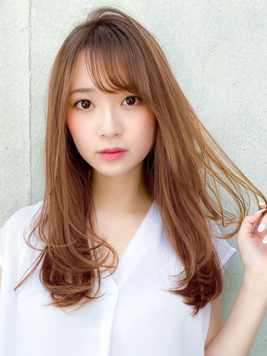 美しい ロング レイヤー パーマ ヘアスタイルブログ