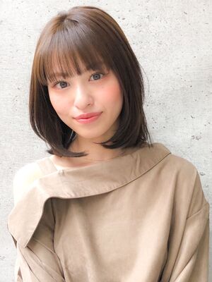 ミディアムレイヤー レディースの新着ヘアスタイル 髪型 ヘア