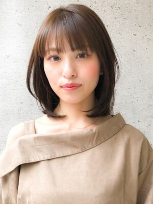 21年夏 内巻きパーマ ミディアムの新着ヘアスタイル 髪型 ヘアアレンジ Yahoo Beauty