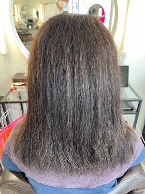 22年夏 縮毛矯正 セミロングの人気ヘアスタイル 髪型 ヘアアレンジ Yahoo Beauty
