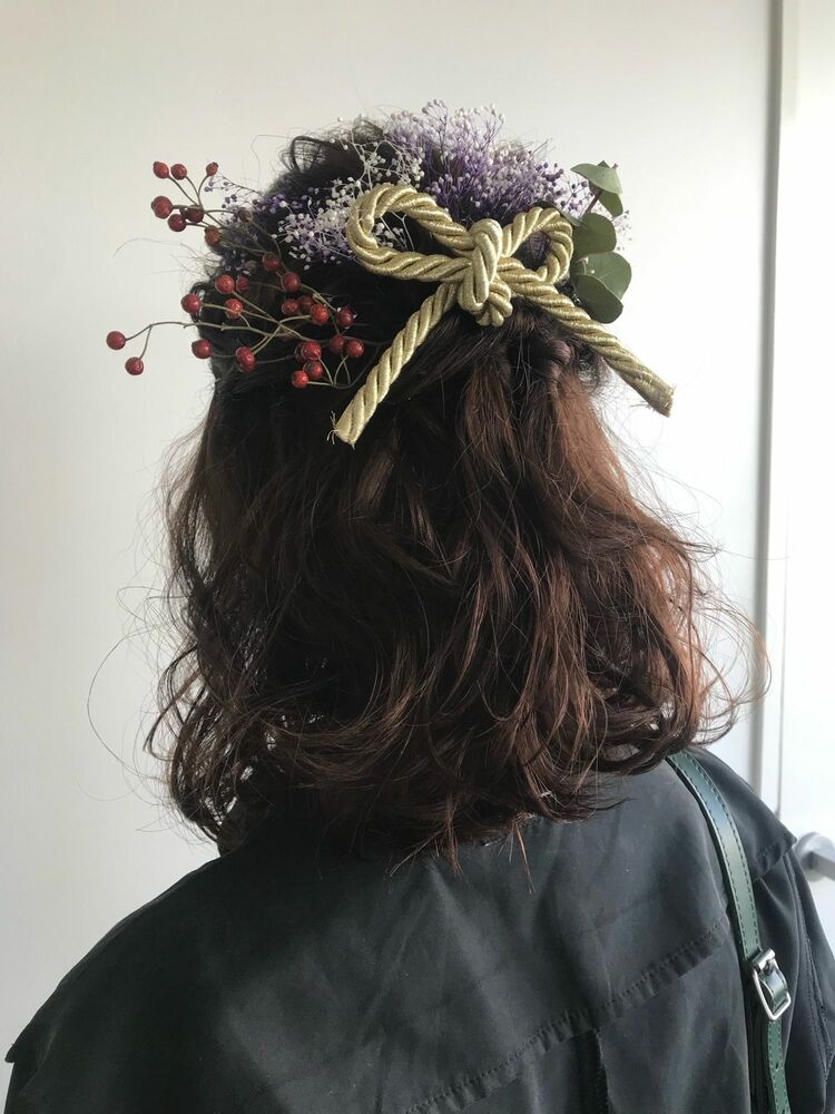 卒業式 成人式ハーフアップアレンジ Soco ソーコ Narumiのヘアスタイル情報 Yahoo Beauty