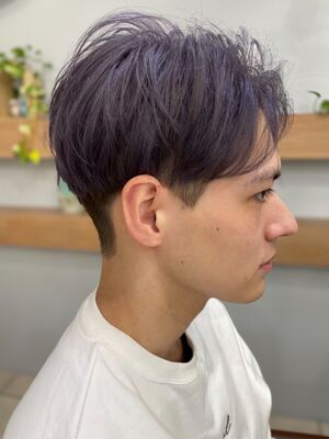 21年春夏 メンズ パープル系の新着ヘアスタイル 髪型 ヘアアレンジ Yahoo Beauty