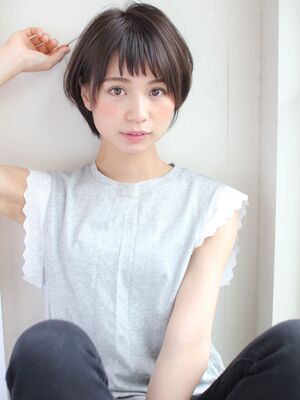 22年春 黒髪ショートボブの人気ヘアスタイル 髪型 ヘアアレンジ Yahoo Beauty