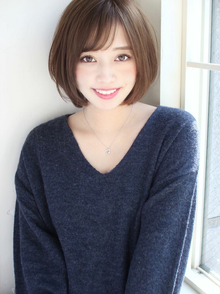 ひし形ミディアムボブ 宮崎えりな インスタも見てみて下さい Miyazaki Erina 宮崎えりなの髪型 ヘアスタイル ヘアカタログ情報 Yahoo Beauty ヤフービューティー