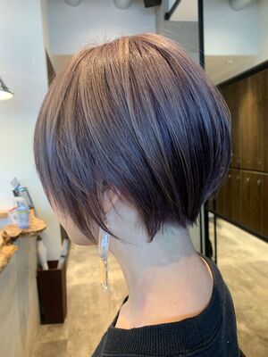 紫 ショートの髪型 ヘアスタイル ヘアカタログ 人気順 Yahoo Beauty ヤフービューティー