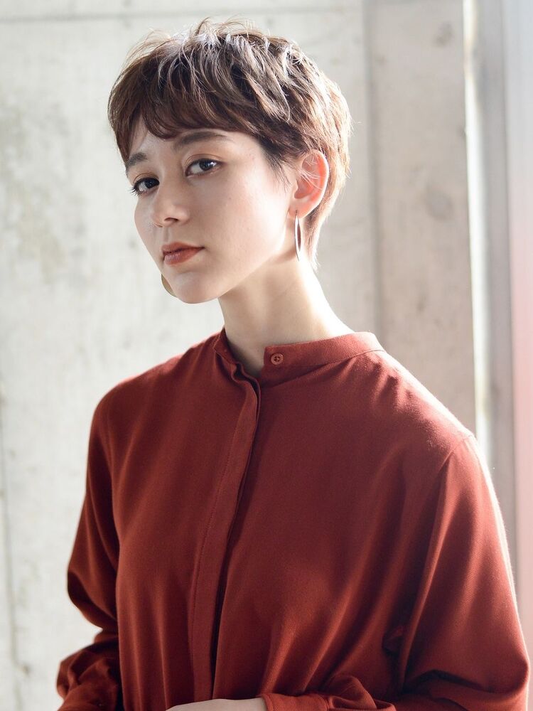 柔らかい質感の大人かわいいくせ毛風ベリーショート M Clan Make S エムクラン メイクス M Clan 矢沢和也のヘアスタイル情報 Yahoo Beauty