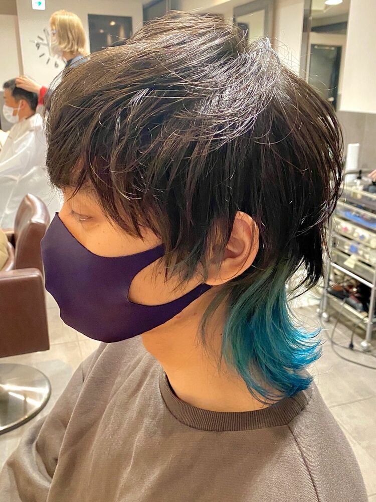 ウルフマッシュ インナーカラー 山口 裕太郎のヘアスタイル情報 Yahoo Beauty
